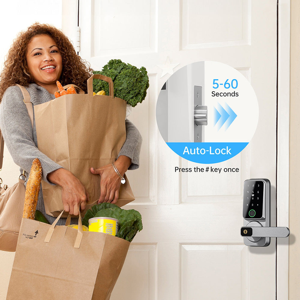 Prodillo S80 Touchscreen Smart Door Lock - Matte Black