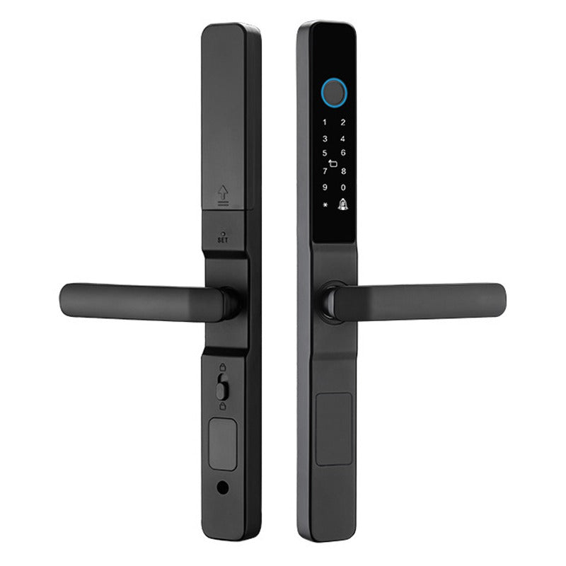 Black MS01 Smart Door Lock - keyless smart lock fingerprint mortise - Prodillo