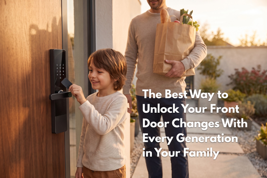 Fingerprint, PIN, app, or key fob — the right smart lock entry method depends on who's using it. Here's how to set up access for every age group.