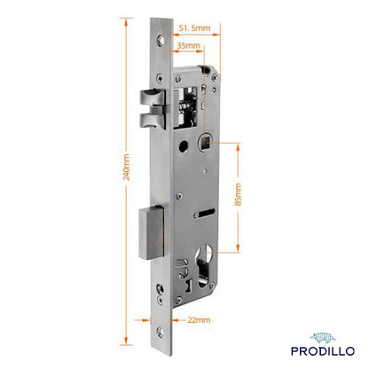 Prodillo Mortise Lock Sets (Various Sizes)