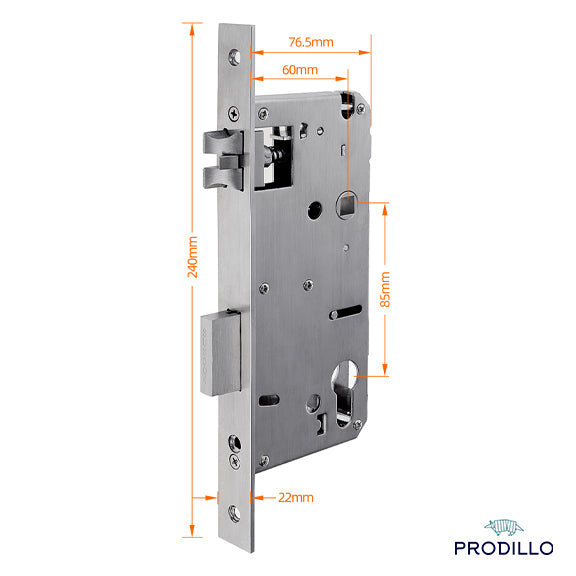 60 mm backset mortise lock