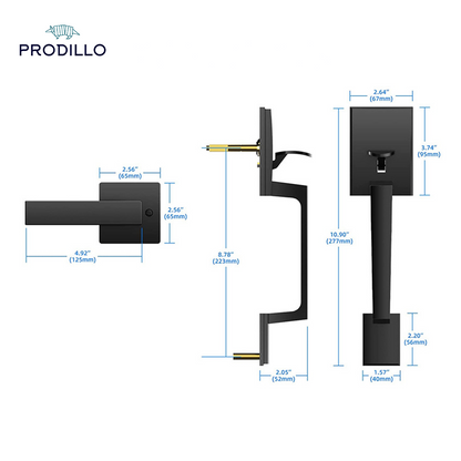 Prodillo Touchscreen Smart Deadbolt Door Lock Set