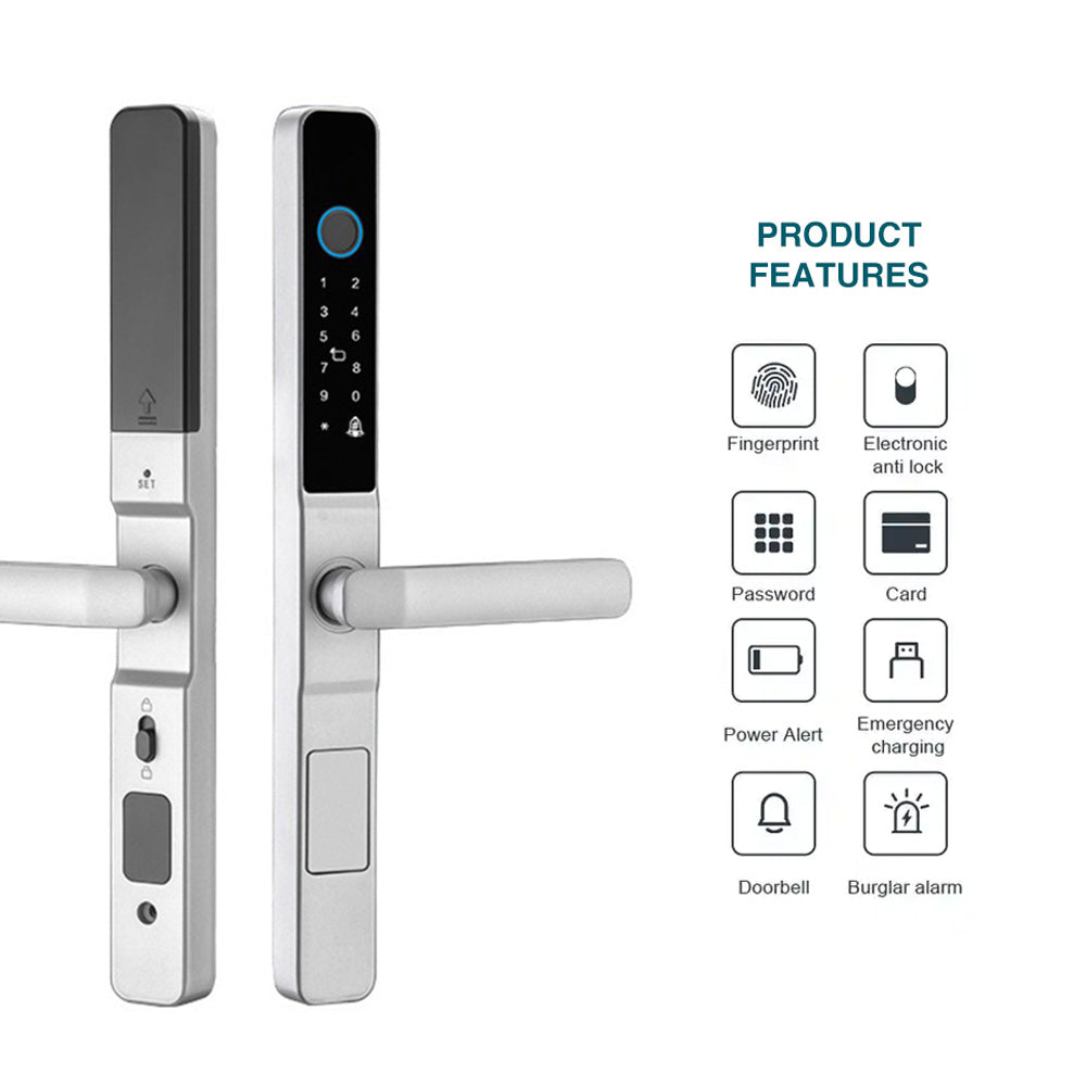 MS01 Smart Door Lock - 6-in-1 keyless fingerprint door lock - Prodillo