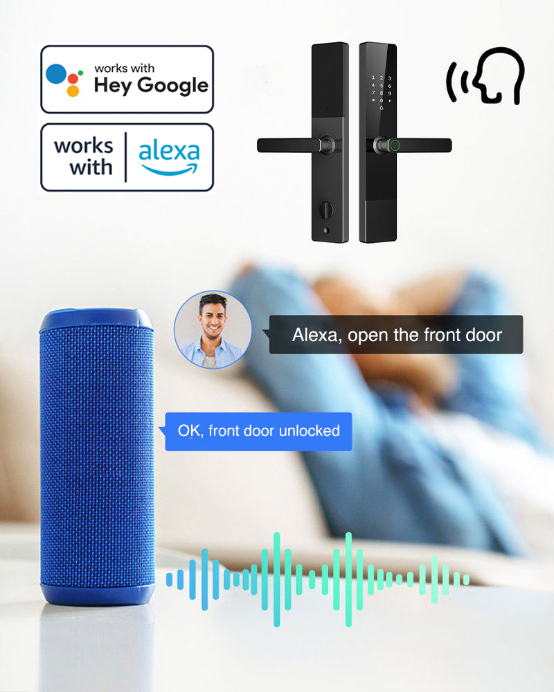 Prodillo R3 Smart lock | Smart Home Voice Connection Amazon Alexa, Google Home