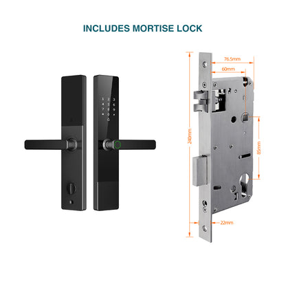 Prodillo R3 Smart Lock with 60mm backset mortise lock