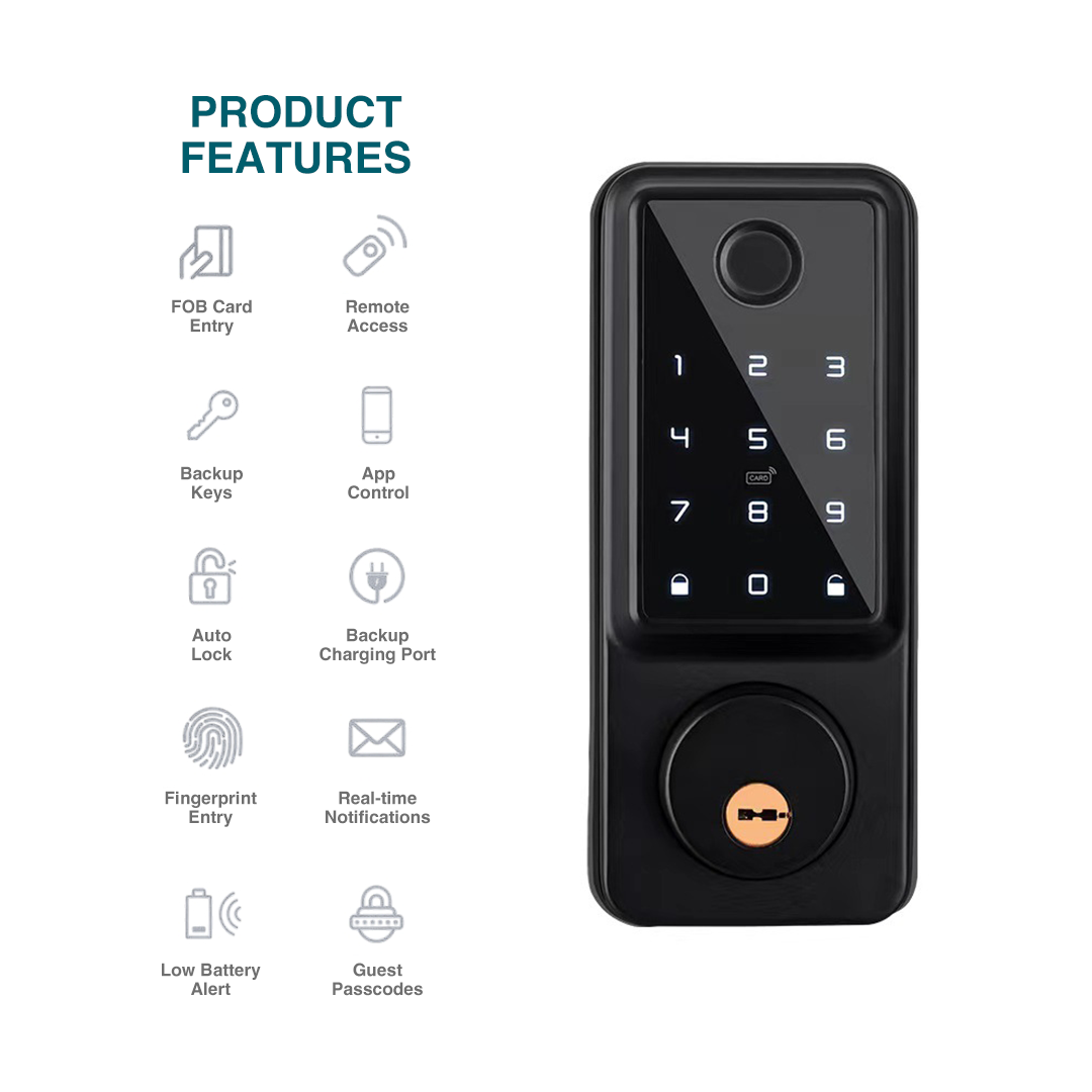 Prodillo V Series Smart Lock - Black
