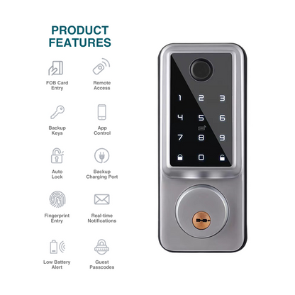 Prodillo V Series Smart Lock - Nickel